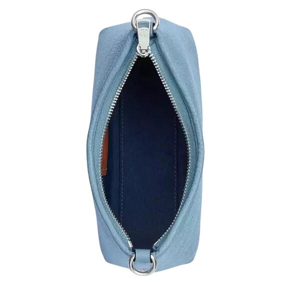 Coach Laurel Shoulder Bag with a chain strap Blue NWT - Picture 3 of 7